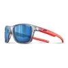Image de Julbo - Cruiser - Spectron 3 - Lunettes de soleil enfant Gris Translucide Brillant / Orange Fluo - S3CF - Smoke / / Blue Flash