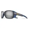 Image de Julbo - Monterosa 2 Polarized 3 - Lunettes de soleil femme Noir / Bleu /Orange - Polarized 3+