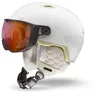 Image de Julbo - Globe Evo MIPS Reactiv 0-4 - Casque ski avec visière Blanc / Beige - M (54 - 58 cm)