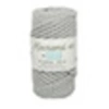 Image de Fil macramé tressé - Gris - 5mm X 40m - 90% coton naturel recyclé