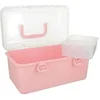 Image de Boîte de Rangement CARE & CREAT (26,5cm x 16cm x 14cm)(...) - Rose (ROSE CLAIR)