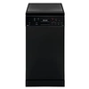 Image de DFS1010B - Lave-vaisselle - largeur : 44.8 cm - profondeur : 60 cm - hauteur : 84.5 cm - noir