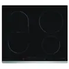 Image de BPI6425X - Table de cuisson à induction - 4 plaques de cuisson - Niche - largeur : 56 cm - profondeur : 49 cm - sans cadre - noir