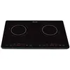 Image de Brandt TI2SLIM1 - Table à Induction Posable - 2 Foyers - Commande Electronique - 5 Modes de Cuisson Préprogrammées - 3400W - Noir en occasion ou reconditionné