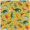 Image de Tissu coton Dashwood Jurassic sur fond jaune vendu au mètre(...) -