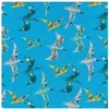 Image de Tissu coton Dashwood Jurassic sur fond bleu vendu au mètre(...) -
