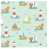 Image de Tissu coton Dashwood Summer Fun marins vendu au mètre(...) - 006 Vert
