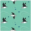 Image de Tissu coton Dashwood oiseaux vendu au mètre(...) - 0002 Vert anis