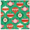 Image de Tissu coton Dashwood boules de Noël vendu au mètre(...) - Noel 2208