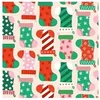 Image de Tissu coton Dashwood chaussettes de Noël vendu au mètre(...) - Noel 2210