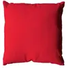 Image de - Coussin uni effet Bachette déhoussable - 40 x 40 cm - Rouge