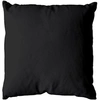 Image de - Coussin uni effet Bachette déhoussable - 40 x 40 cm - Noir