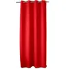Image de - Rideau uni occultant avec oeillets - 140 x 240 cm - Rouge