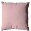 Image de - Coussin uni effet Bachette déhoussable - 40 x 40 cm - Rose