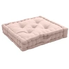 Image de - Coussin de sol avec poignée - 50x50cm - Vieux Rose - Panama