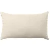 Image de Coussin déco Panama uni Coton indien 30x50cm Ecru
