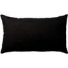 Image de Coussin Déco Uni Coton 30x50 cm Noir