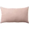 Image de Coussin Déco Panama Coton Indien 30x50cm Vieux Rose
