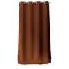 Image de - Rideau en toile unie Basic à 8 oillets - Longueur 240 cm x largeur 140 cm - Orange terre cuite - Basic