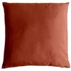 Image de Coussin Déco Polyester Déhoussable 40x40cm Terracotta