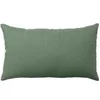 Image de Coussin Panama en Coton 30x50cm Vert Argile