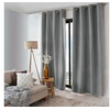 Image de Rideau Thermique Occultant "Nordica" 135x240cm Gris Clair