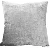 Image de Coussin déco uni en velours Polyester 40x40cm Gris clair