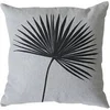 Image de Coussin Baya en Coton Recyclé 40x40cm Gris Clair