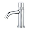 Image de Cilindro push robinet lave mains chrome eau froide