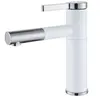 Image de Ultrate mitigeur lavabo bas blanc et chromé