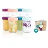 Image de Babybols en verre - Multiset - Pots de conservation hermà tiques 4x100 ml + 4x220 ml