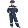 Image de Deguisement Pompier Enfant 2 Pieces Taille 128 Cm Pour Enfant
