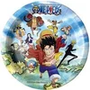 Image de 8 assiettes carton one piece pirate 23cm bleu - 12802-on