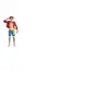 Image de déguisement luffy chapeau paille one piece homme - s - rouge - c4612s