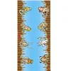 Image de chemin de table tissu astérix gaulois 28cmx3m bleu - 12822-ax
