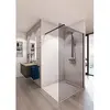 Image de Paroi de douche en kit baleares grey - verre timeless 8 mm trempé by saint-gobain - l. 100 cm x h. 198 cm
