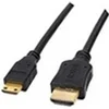 Image de Cordon HDMI type A vers Mini HDMI type C connecteurs OR M / M - 1m
