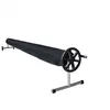 Image de Couverture, bâche de protection pour enrouleur de piscine - 6.80 m - Noir -
