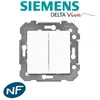 Image de Siemens - double va et vient blanc delta viva