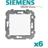 Image de Siemens - lot de 6 va & vient blanc delta viva