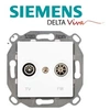 Image de Siemens - prise tv /fm blanc delta viva
