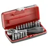 Image de Coffret porte-embout cliquet 1/4'' + 22 embouts - - R.PE360J22PB