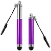 Image de Stylet Retractable pour écran Tactile - Attache Jack 3.5 mm Violet