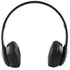 Image de Casque Audio Bluetooth Stéréo Micro Radio FM Entrée Jack 3.5mm Pliable Noir