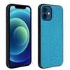 Image de Coque pour iPhone 12 / 12 Pro Hybride Finition Tissu Ultra-fine Lavable à l'eau Bleu
