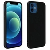 Image de Coque pour iPhone 12 Mini Hybride Finition Tissu Ultra-fine Lavable à l'eau Noir