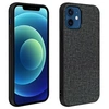 Image de Coque pour iPhone 12 Mini Hybride Finition Tissu Ultra-fine Lavable à l'eau Gris
