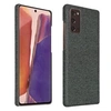 Image de Coque pour Samsung Galaxy Note 20 Rigide Finition Tissu Ultra-fine Lavable à l'eau Gris