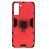 Image de Coque Galaxy S21 Plus Hybride Antichoc Bague Métallique Support Vidéo rouge