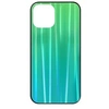 Image de Coque pour iPhone 12 Mini Bi-matière Holographique Brillant Fine Légère Vert